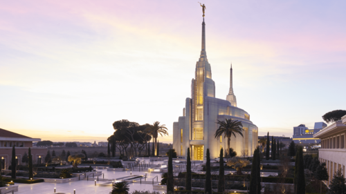 Rome Italy Temple Catches International and Local Media Attention