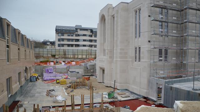 Construction du temple de Paris