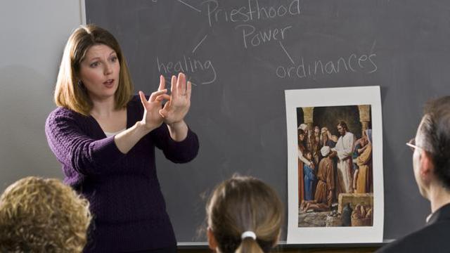 Instructrice de l'Ecole du Dimanche