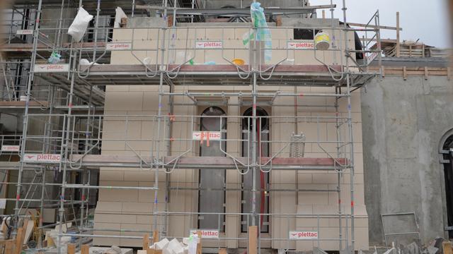 Construction du temple de Paris.